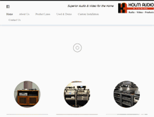 Tablet Screenshot of holmaudio.com
